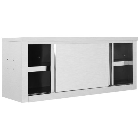 ŚCIENNA SZAFKA KUCHENNA Z PRZESUWNYMI DRZWIAMI 120X40X50CM