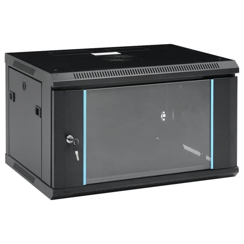 ŚCIENNA SZAFKA SERWEROWA 6U, 19", IP20, 600X450X350 MM