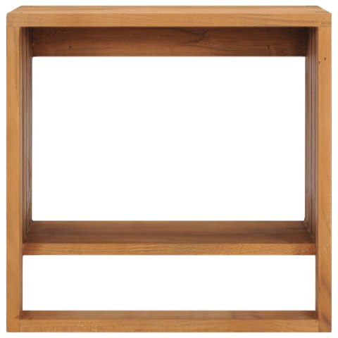 ŚCIENNY WIESZAK NA RĘCZNIK 35X20X35CM LITE DREWNO TEKOWE