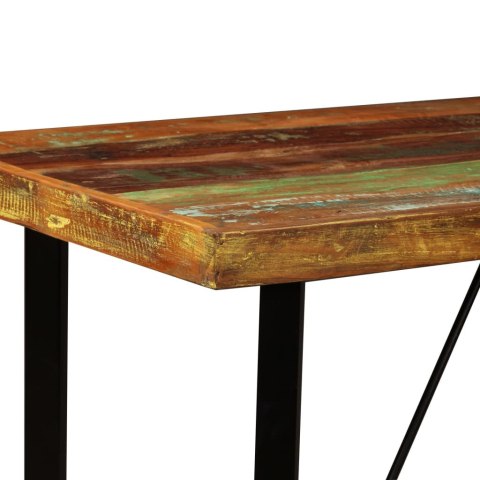 STOLIK BAROWY Z LITEGO DREWNA ODZYSKANEGO 120X60X107CM