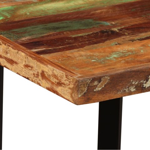 STOLIK BAROWY Z LITEGO DREWNA ODZYSKANEGO 120X60X107CM