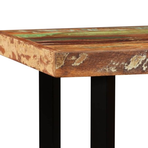 STOLIK BAROWY Z LITEGO DREWNA ODZYSKANEGO 120X60X107CM