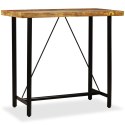 STOLIK BAROWY Z LITEGO DREWNA ODZYSKANEGO 120X60X107CM