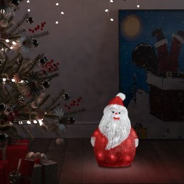 ŚWIĄTECZNA AKRYLOWA FIGURKA MIKOŁAJA Z LED 28CM WEWN./ZEWN.