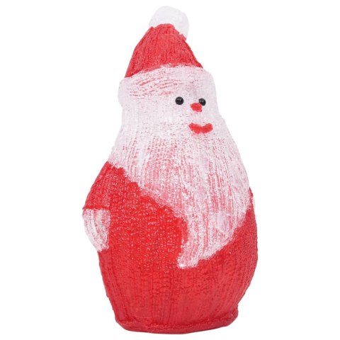 ŚWIĄTECZNA AKRYLOWA FIGURKA MIKOŁAJA Z LED 28CM WEWN./ZEWN.