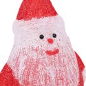 ŚWIĄTECZNA AKRYLOWA FIGURKA MIKOŁAJA Z LED 28CM WEWN./ZEWN.