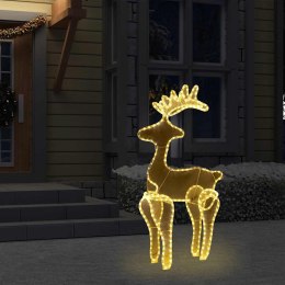 ŚWIĄTECZNA DEKORACJA RENIFER Z SIATKI 306 LED 60X24X89CM