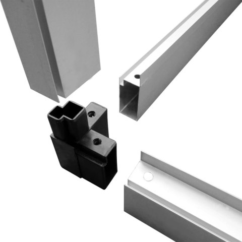SZKLARNIA OGRODOWA ZE WZMACNIANĄ ALUMINIOWĄ RAMĄ 4,6 M²