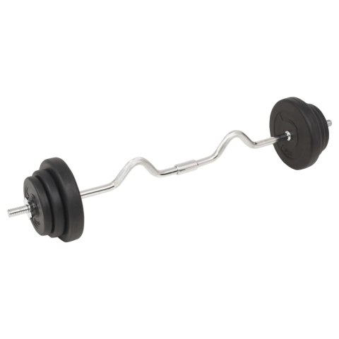 SZTANGA I HANTLE Z ZESTAWEM OBCIĄŻEŃ 30 KG