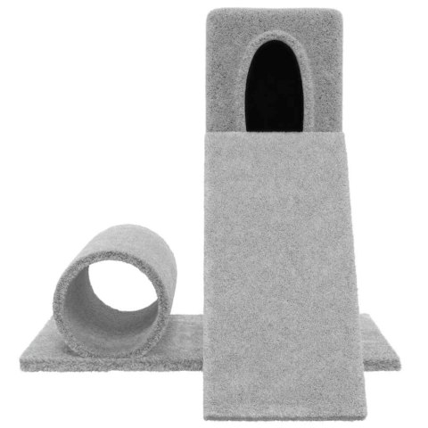 DRAPAK DLA KOTA ZE SŁUPKIEM SIZALOWYM JASNOSZARY 59CM