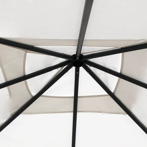 ALTANA Z POKRYCIEM SŁUPKÓW 3X3X2,6 M KREMOWA 160 G/M²