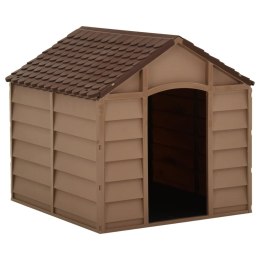 BUDA DLA PSA BRĄZOWA 71X71,5X68CM PP