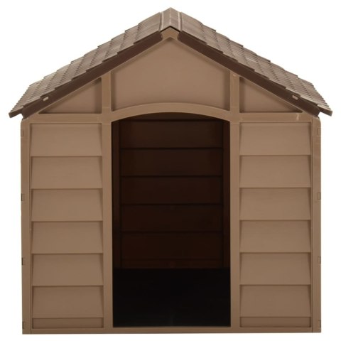 BUDA DLA PSA BRĄZOWA 71X71,5X68CM PP