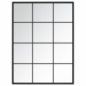 LUSTRA ŚCIENNE 3 SZT. CZARNA RAMA 80X60CM METAL