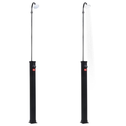OGRODOWY PRYSZNIC SOLARNY CZARNY 215CM 8 L