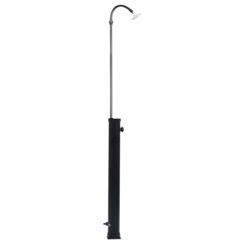 OGRODOWY PRYSZNIC SOLARNY CZARNY 215CM 8 L