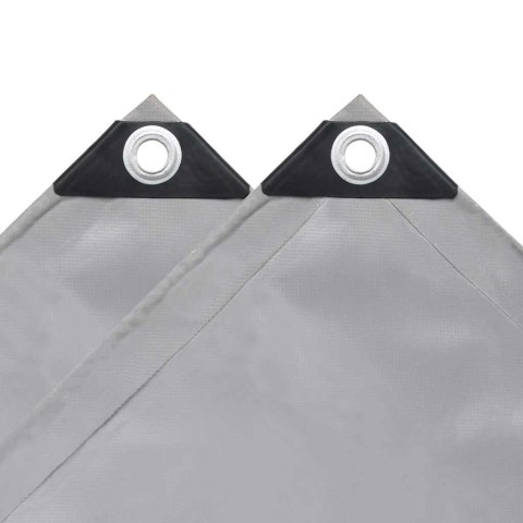 PLANDEKA PŁACHTA 650 G/M² 3X3M SZARA