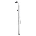 PRYSZNIC NA ZEWNĄTRZ KEMPINGOWY OGRODOWY TURYSTYCZNY 215CM ALUMINIUM