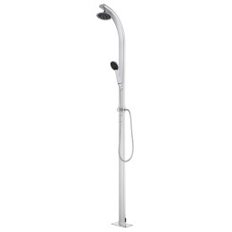 PRYSZNIC NA ZEWNĄTRZ KEMPINGOWY OGRODOWY TURYSTYCZNY 215CM ALUMINIUM