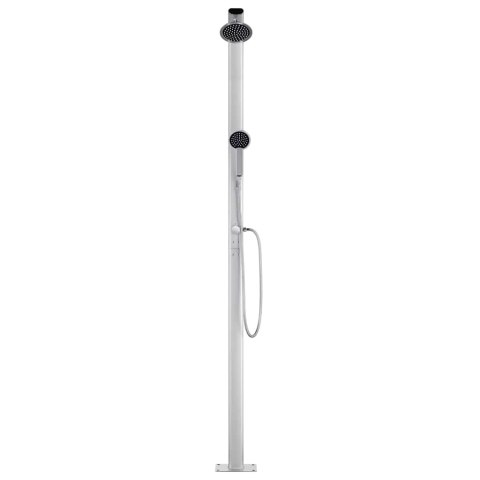 PRYSZNIC NA ZEWNĄTRZ KEMPINGOWY OGRODOWY TURYSTYCZNY 215CM ALUMINIUM