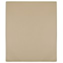 PRZEŚCIERADŁO TAUPE 90X200CM DŻERSEJ BAWEŁNIANY