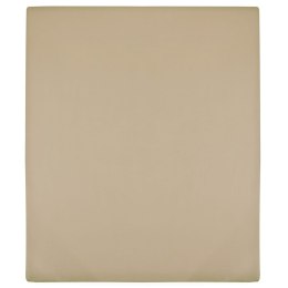 PRZEŚCIERADŁO TAUPE 90X200CM DŻERSEJ BAWEŁNIANY