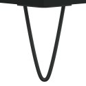 SZAFKA NA PŁYTY CZARNA 100X38X48CM MATERIAŁ DREWNOPOCHODNY