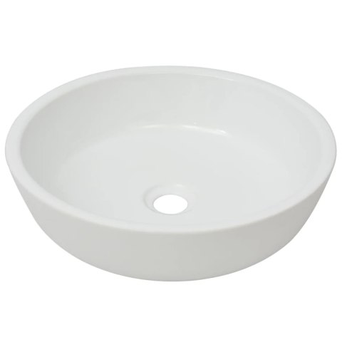 UMYWALKA CERAMICZNA OKRĄGŁA 42X12CM BIAŁA