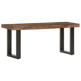 ŁAWKA 110CM LITE DREWNO ODZYSKANE I STAL
