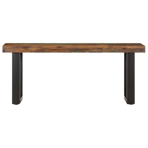 ŁAWKA 110CM LITE DREWNO ODZYSKANE I STAL