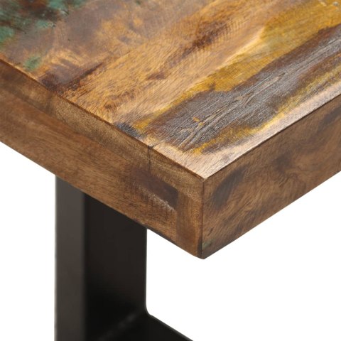 ŁAWKA 110CM LITE DREWNO ODZYSKANE I STAL