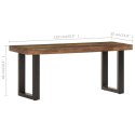 ŁAWKA 110CM LITE DREWNO ODZYSKANE I STAL