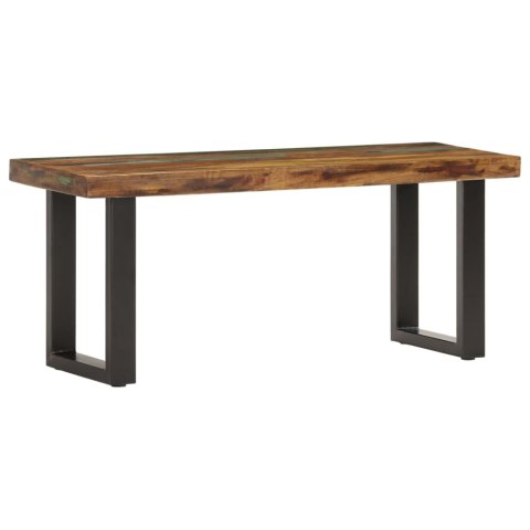 ŁAWKA 110CM LITE DREWNO ODZYSKANE I STAL