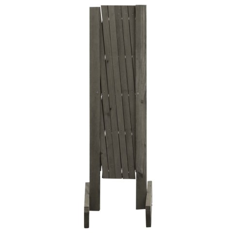 OGRODOWY PŁOT KRATKOWY SZARY 120X60CM LITE DREWNO JODŁOWE