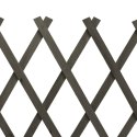 OGRODOWY PŁOT KRATKOWY SZARY 120X60CM LITE DREWNO JODŁOWE