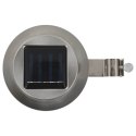 OKRĄGŁE LAMPY SOLARNE NA ZEWNĄTRZ 6 SZT. LED 12CM BIAŁE