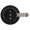 OKRĄGŁE LAMPY SOLARNE NA ZEWNĄTRZ 6 SZT. LED 12CM BIAŁE