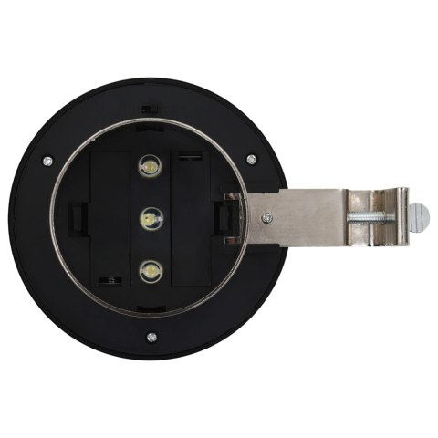 OKRĄGŁE LAMPY SOLARNE NA ZEWNĄTRZ 6 SZT. LED 12CM BIAŁE