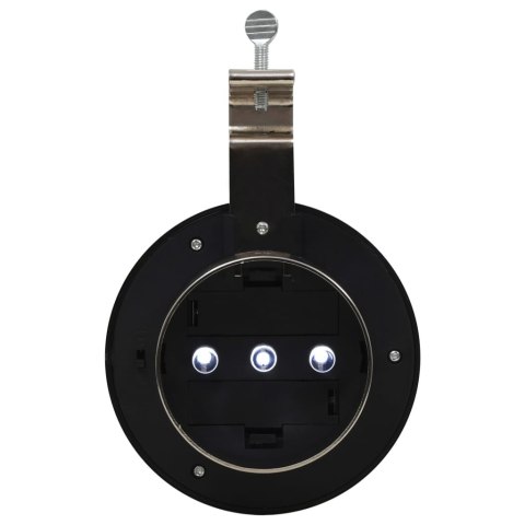 OKRĄGŁE LAMPY SOLARNE NA ZEWNĄTRZ 6 SZT. LED 12CM BIAŁE