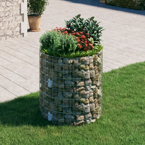 OKRĄGŁY SŁUP GABIONOWY GALWANIZOWANA STAL Ø100X100CM