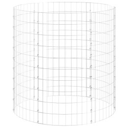 OKRĄGŁY SŁUP GABIONOWY GALWANIZOWANA STAL Ø100X100CM
