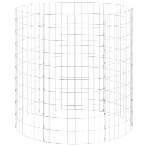 OKRĄGŁY SŁUP GABIONOWY GALWANIZOWANA STAL Ø100X100CM