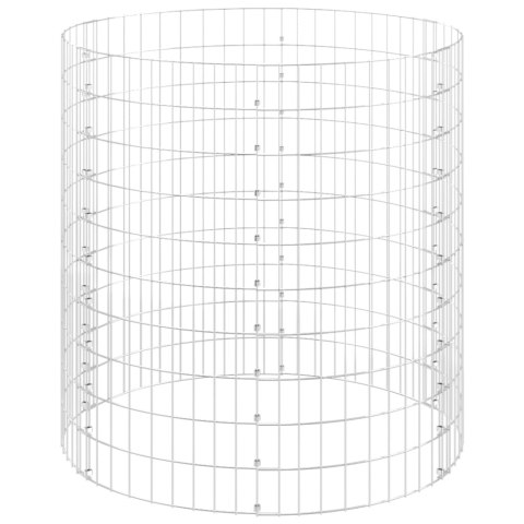 OKRĄGŁY SŁUP GABIONOWY GALWANIZOWANA STAL Ø100X100CM