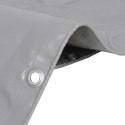 PLANDEKA PŁACHTA 650 G/M² 4X5M SZARA