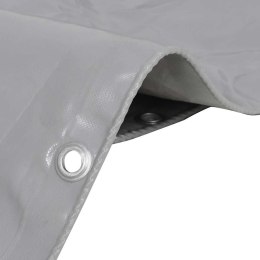 PLANDEKA PŁACHTA 650 G/M² 4X5M SZARA