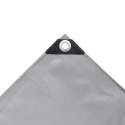 PLANDEKA PŁACHTA 650 G/M² 4X5M SZARA