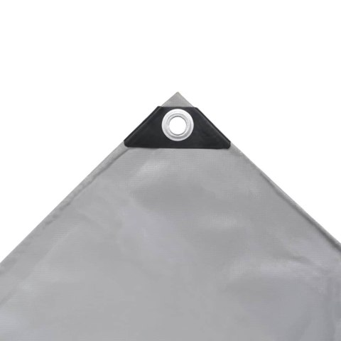 PLANDEKA PŁACHTA 650 G/M² 4X5M SZARA