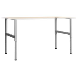 REGULOWANE RAMY STOŁU ROBOCZEGO 2 SZT. METAL 85X(69-95,5)CM