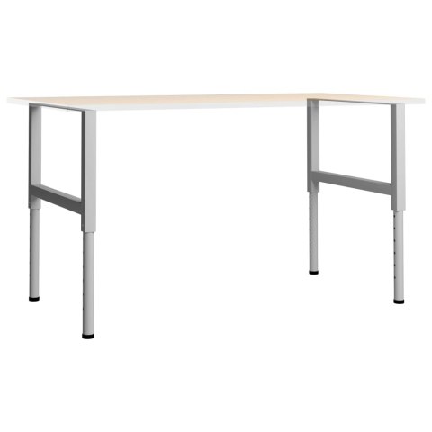 REGULOWANE RAMY STOŁU ROBOCZEGO 2 SZT. METAL 85X(69-95,5)CM