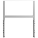 REGULOWANE RAMY STOŁU ROBOCZEGO 2 SZT. METAL 85X(69-95,5)CM